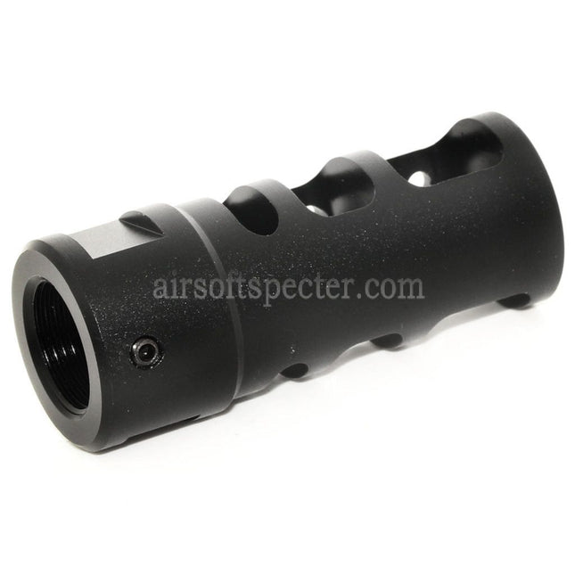 AIRSOFT SPECTER 53mm R2 556 Style Metal Muzzle Brake Flash Hider For -14mm CCW Counter-Clockwise Thread Barrel Rifles