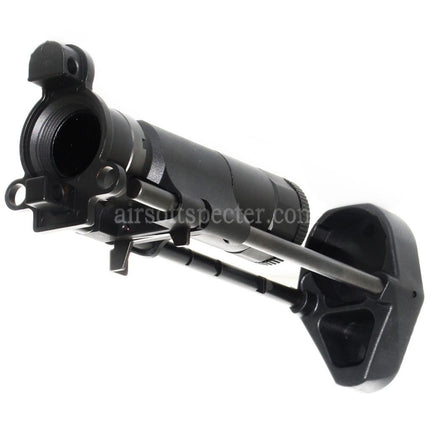 AIRSOFT SPECTER 6-Position PDW Retractable Sliding Stock for Tokyo Marui MP5K Series AEG Rifles Black