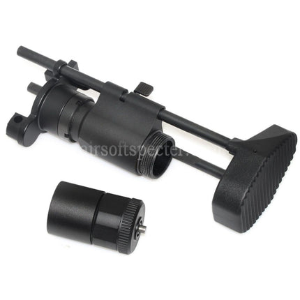 AIRSOFT SPECTER 6-Position PDW Retractable Sliding Stock for Tokyo Marui MP5K Series AEG Rifles Black
