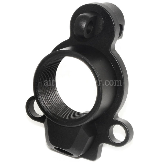 CYMA CNC M4 Stock Adaptor Type-A with QD Sling Mount for Tokyo Marui MP5K AEG Rifles Airsoft Black