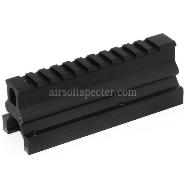 CYMA 130mm High Low 20mm Rail Scope Mount Set for CYMA Tokyo Marui VFC MP5 Series GBB AEG Rifles Airsoft Black