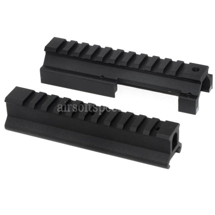 CYMA 130mm High Low 20mm Rail Scope Mount Set for CYMA Tokyo Marui VFC MP5 Series GBB AEG Rifles Airsoft Black