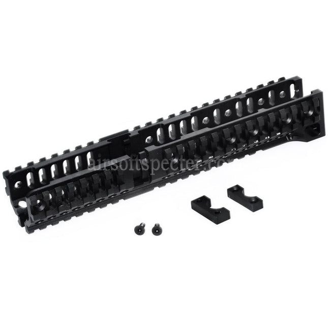 5KU CNC 254mm B30 Style Long Lower Handguard Rail System For CYMA AKM AK74 AK102 AK104 AK105 AK Series AEG Rifles Airsoft Black