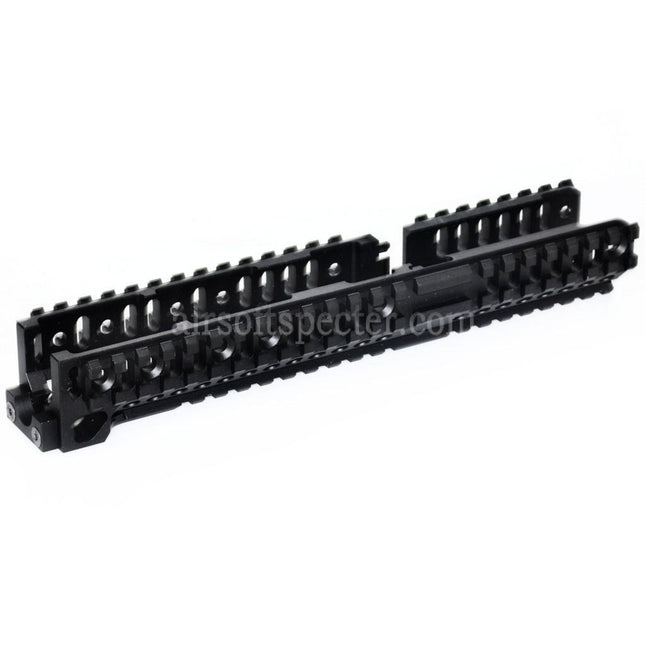 5KU CNC 254mm B30 Style Long Lower Handguard Rail System For CYMA AKM AK74 AK102 AK104 AK105 AK Series AEG Rifles Airsoft Black