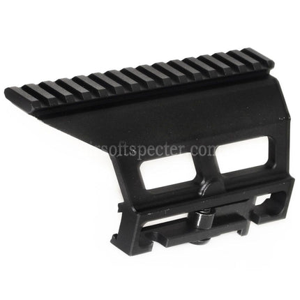 CYMA 155mm Aluminum Railed QD Scope Mount for SVD AK Series AEG Rifles Airsoft Black
