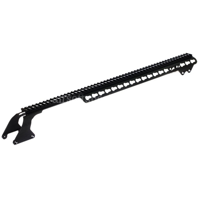 CYMA 537mm Aluminium KeyMod Top Rail System For CYMA Tokyo Marui M870 Series Shotgun Airsoft Black