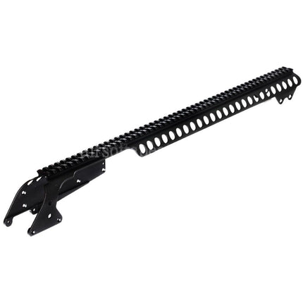 CYMA 537mm Aluminium Top Rail System with 6-Shell Carrier Holder For CYMA Tokyo Marui M870 Series Shotgun Airsoft Black