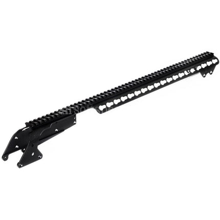CYMA 537mm Aluminium KeyMod Top Rail System with 6-Shell Carrier Holder For CYMA Tokyo Marui M870 Series Shotgun Airsoft Black
