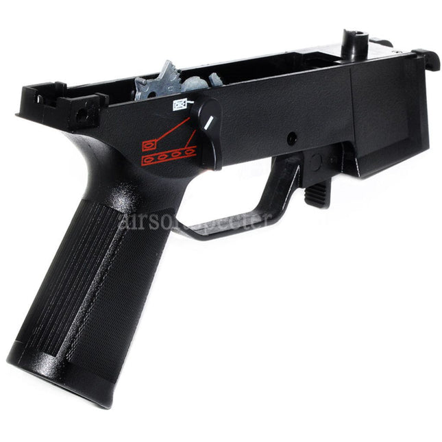 Cadre de poignée de récepteur inférieur en polymère AIRSOFT SPECTER pour fusils AEG Umarex S&T H&K UMP 45 Series Noir