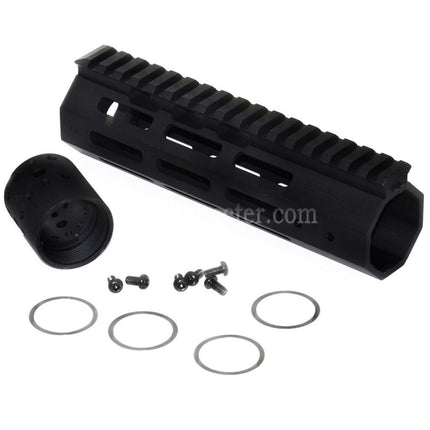 APS 7 Inches 178mm EMG NOVESKE NSR Gen 4 RIS M-LOK Handguard Rail System for AR M4 M16 Series AEG Rifles Airsoft Black