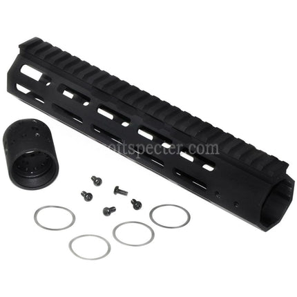 APS 9.75 Inches 248mm EMG NOVESKE NSR Gen 4 RIS M-LOK Handguard Rail System for AR M4 M16 Series AEG Rifles Airsoft Black