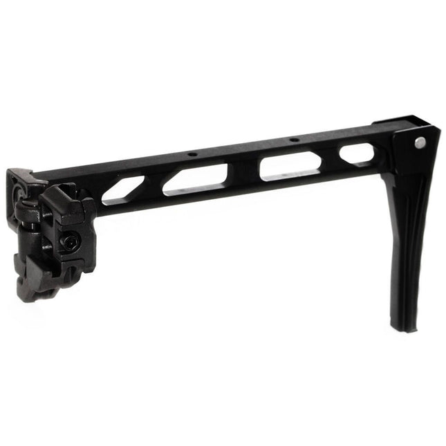 5KU 198mm AB-8 Style With Folding Mech Buttplate Stock For 1913 Picatinny Rail System Rifles Airsoft Black