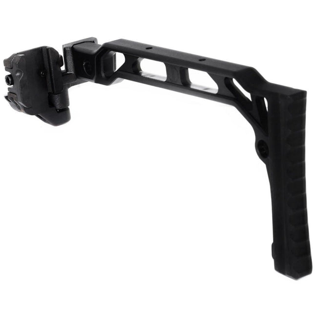 5KU 206mm SS-8R Style With Folding Mech Stock For 1913 Picatinny Rail System Rifles Airsoft Black