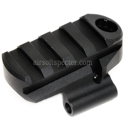 Adaptateur de crosse 5KU M1913 Picatinny avec trou de sangle QD pour fusils CYMA D-Boys LCT GHK série AK Airsoft Noir