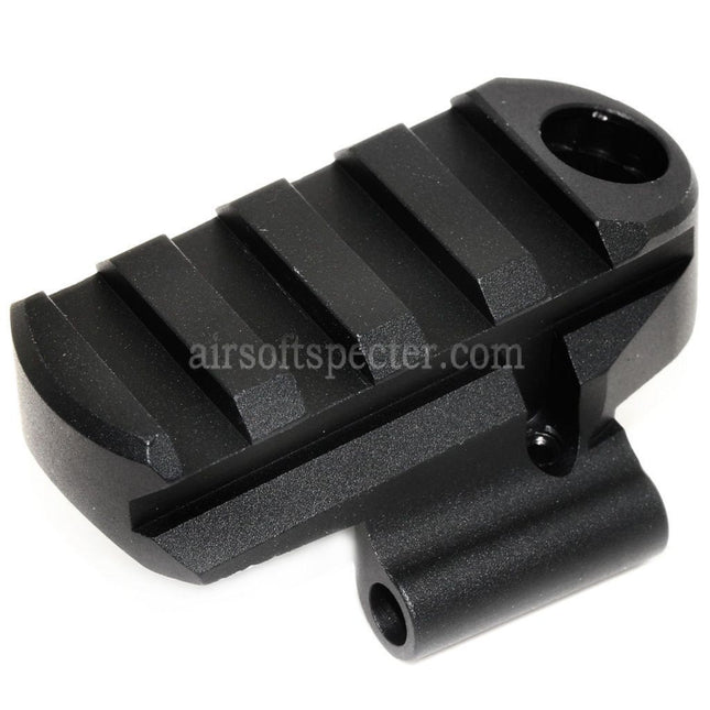 5KU M1913 Picatinny Rail Stock Base Adaptor with QD Sling Hole For CYMA D-Boys LCT GHK AK Series Rifles Airsoft Black