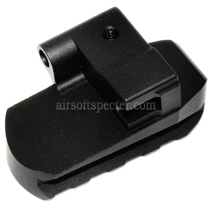 Adaptateur de crosse 5KU M1913 Picatinny avec trou de sangle QD pour fusils CYMA D-Boys LCT GHK série AK Airsoft Noir
