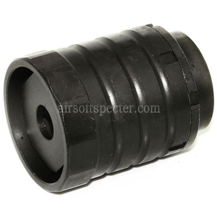 5KU 50mm 360 X37 Muzzle Brake Flash Hider With Blast Shield For +24mm CW Clockwise Thread Barrel Rifles Airsoft Black
