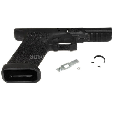 APS EMG Poignée polymère avec texturage pour châssis inférieur ACP601 ACP606 Black Hornet Tokyo Marui G17 G18C G34 G35 Series GBB Airsoft Noir
