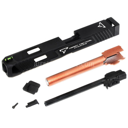 APS EMG TTI CNC Combat Master Barrel Slide Set For SAI BLU Series APS ACP601 Tokyo Marui G17 GBB Pistols Airsoft
