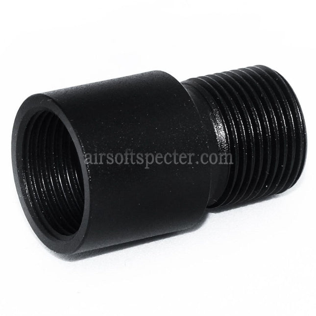 5KU Barrel Silencer Compensator Adaptor Inner Thread +14mm CW to Outer Thread -14mm CCW Thread