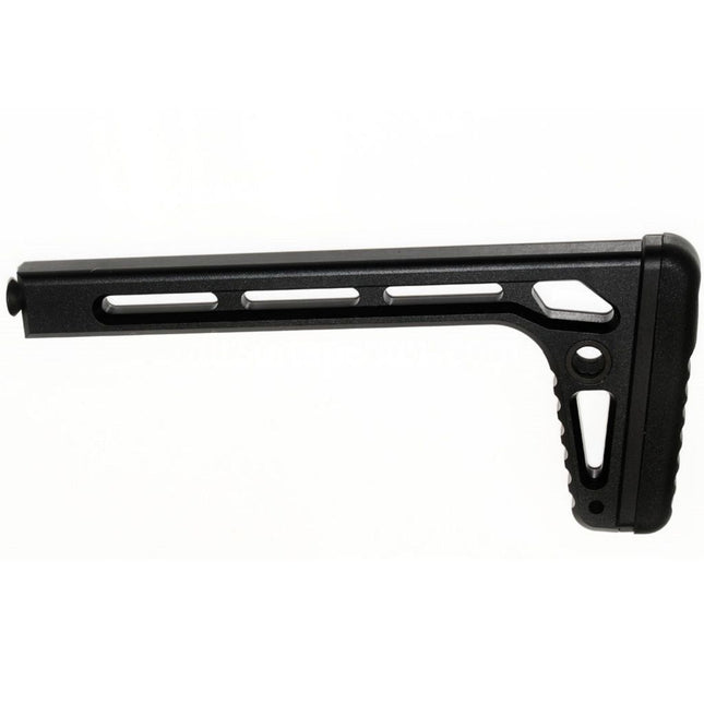 5KU 205mm Minimalist Folding Stock For MCX / MPX M1913 Picatinny Rail System Rifles Airsoft Black