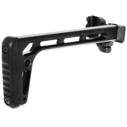 5KU 205mm Minimalist Folding Stock For MCX / MPX M1913 Picatinny Rail System Rifles Airsoft Black