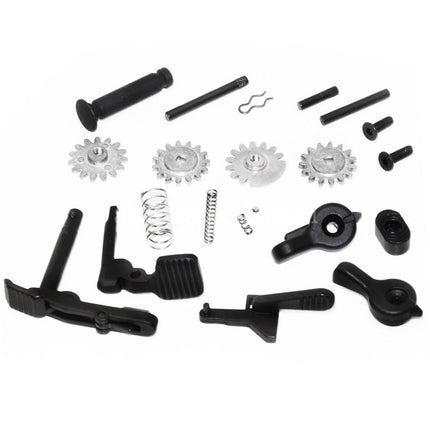 E&C 416 A5 Upper Lower Metal Body Receiver For E&C Tokyo Marui 416 A5 M4 M16 Series AEG Rifles Airsoft Black