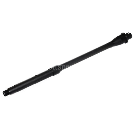 5KU Canon externe en aluminium mid-length 14.25/14.5 - Filetage anti-horaire 14mm CCW pour fusils Tokyo Marui M4 MWS GBB Airsoft Noir