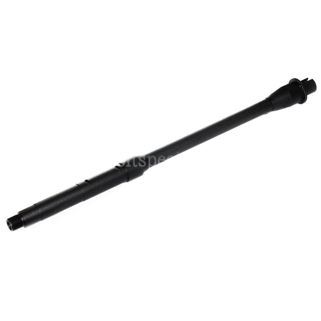5KU 14.25/14.5 Aluminium Mid-Length Outer Barrel -14mm CCW Counter-Clockwise Thread For Tokyo Marui M4 MWS GBB Rifles Airsoft Black