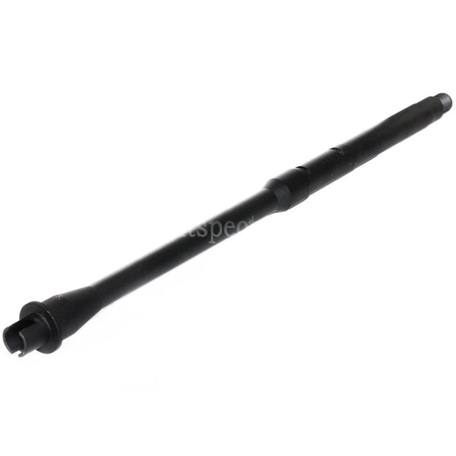 5KU 16/16.25 Aluminium Mid-Length Outer Barrel -14mm CCW Counter-Clockwise Thread For Tokyo Marui M4 MWS GBB Rifles Airsoft Black