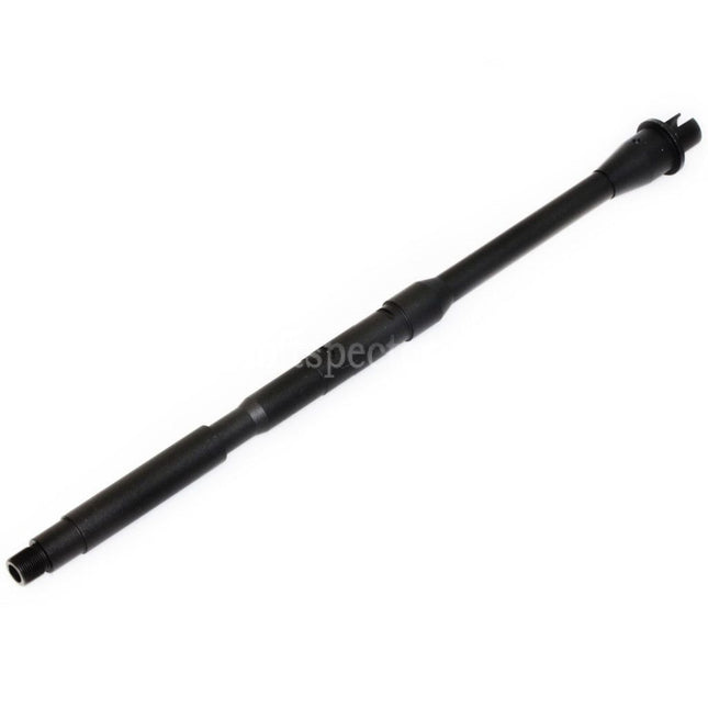 5KU 16 Aluminium Light Weight Carbine-Length Outer Barrel -14mm CCW Counter-Clockwise Thread For Tokyo Marui M4 MWS GBB Rifles Airsoft Black