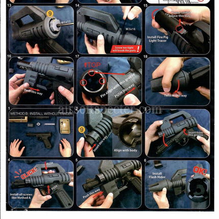 Show Guns Tactical SG Beam Spray Kit Type A For ACTION ARMY AAP-01 Series GBB Pistols Airsoft
