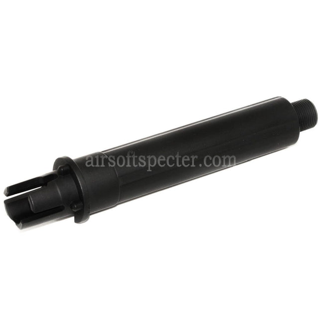 APS 5.375/5.875 Stubby Outer Barrel -14mm CCW Counter-Clockwise Thread For APS ASR Series M4 M16 AEG Rifles Airsoft Black