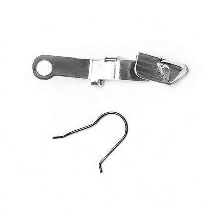 Arrêt de culasse étendu Guns Modify GM pour pistolets GBB Airsoft Tokyo Marui série G Argent