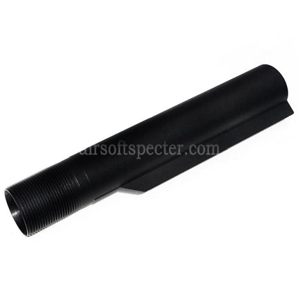 Guns Modify GM CNC Aluminum 6-Positions Stock Buffer Tube For Tokyo Marui M4 MWS Series GBB Rifles Airsoft Black