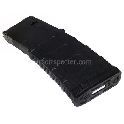 Chargeur à gaz GM EVO MWS 35 coups V2 pour répliques airsoft GM Tokyo Marui M4 Series MWS GBB Noir