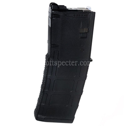 Chargeur à gaz GM EVO MWS 35 coups V2 pour répliques airsoft GM Tokyo Marui M4 Series MWS GBB Noir