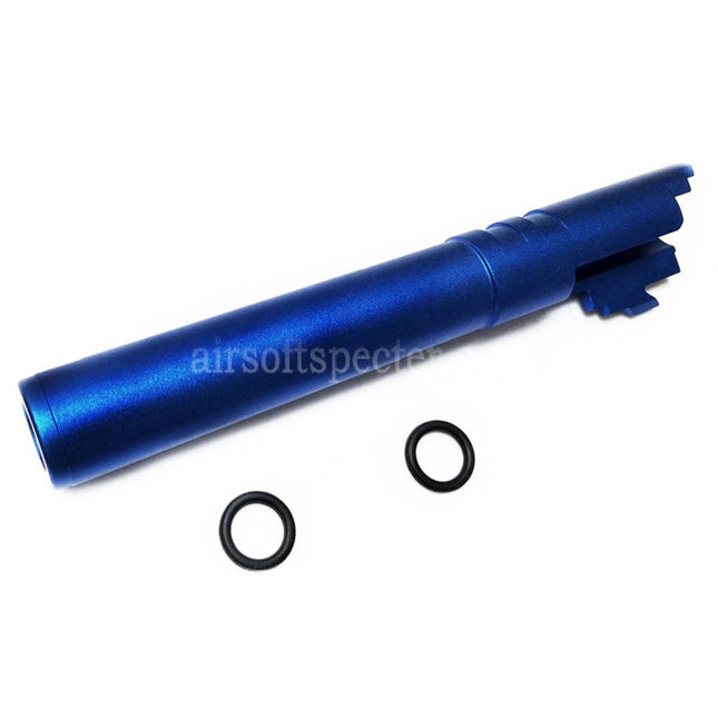 5KU 5 Inches 123/127mm CNC Aluminium Outer Barrel +11mm CW for Armorer Works AW WE-TECH Tokyo Marui Hi-Capa 5.1 GBB Pistols Airsoft