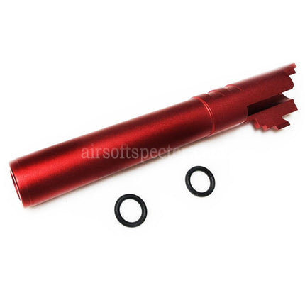 5KU 5 Inches 123/127mm CNC Aluminium Outer Barrel +11mm CW for Armorer Works AW WE-TECH Tokyo Marui Hi-Capa 5.1 GBB Pistols Airsoft