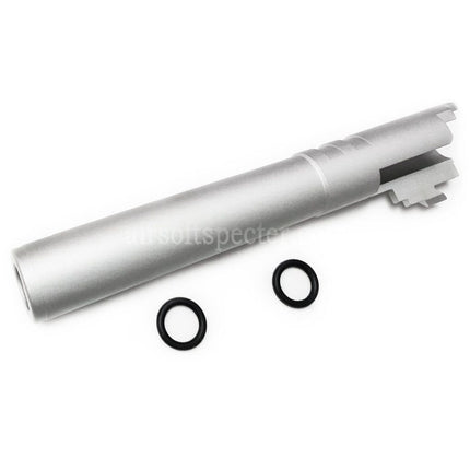 5KU 5 Inches 123/127mm CNC Aluminium Outer Barrel +11mm CW for Armorer Works AW WE-TECH Tokyo Marui Hi-Capa 5.1 GBB Pistols Airsoft