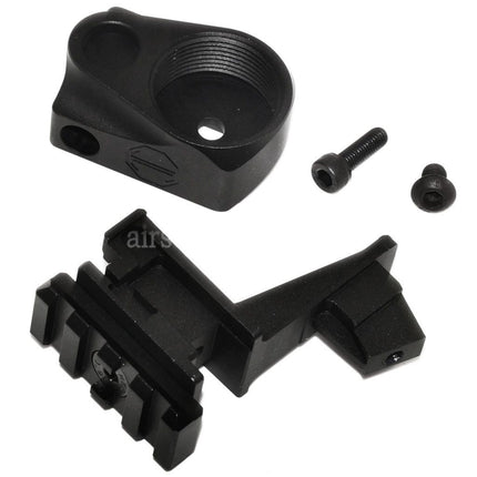 5KU Buffer Tube And M1913 20mm Rail AK To M4 Stock Adaptor For Tokyo Marui AKM GBB Rifles Airsoft Black