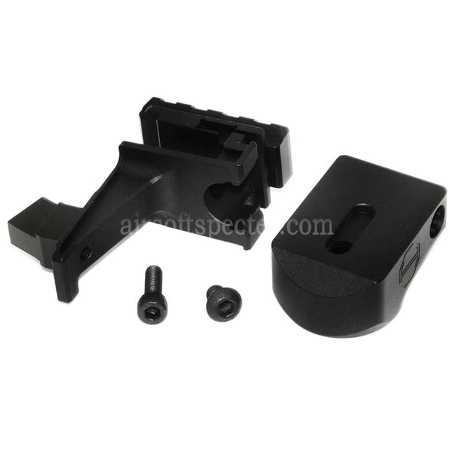 5KU Buffer Tube And M1913 20mm Rail AK To M4 Stock Adaptor For Tokyo Marui AKM GBB Rifles Airsoft Black
