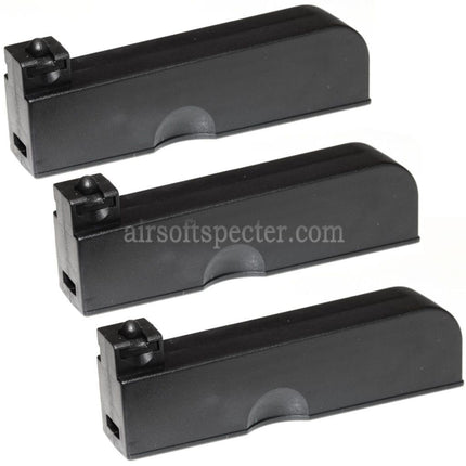 APS EMG 3pcs 30rd Magazine for EMG Barrett Fieldcraft Bolt Action Sniper Rifles Airsoft Black