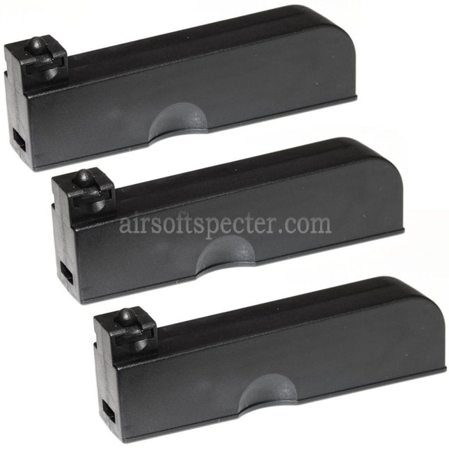 APS EMG 3pcs 30rd Magazine for EMG Barrett Fieldcraft Bolt Action Sniper Rifles Airsoft Black