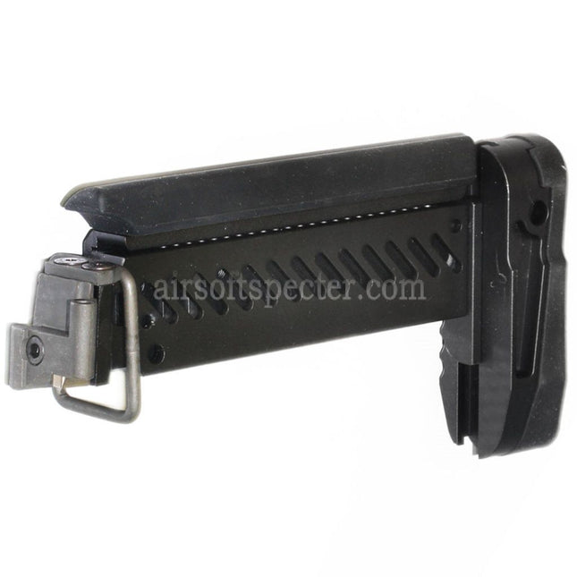 5KU PT-1 AK Side Folding Stock For E&L AK Series Rifles Airsoft Black