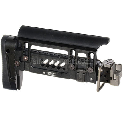 5KU PT-1 AK Side Folding Stock For E&L AK Series Rifles Airsoft Black