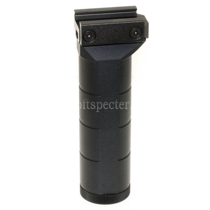 5KU CNC Aluminum PK-2 Foregrip Front Grip For 20mm Picatinny Rail AK Series Rifles Airsoft Black