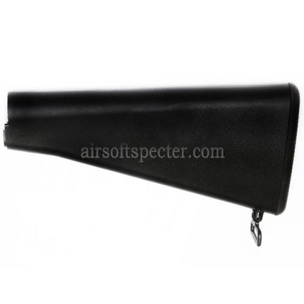CYMA Large Storage Fixed Stock For M4 M16 Series AEG Rifles Airsoft Black