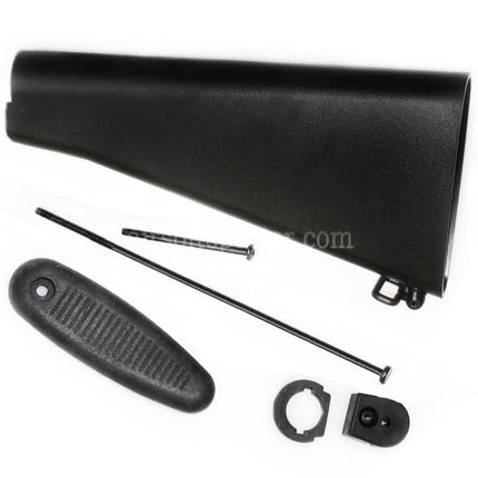 CYMA Large Storage Fixed Stock For M4 M16 Series AEG Rifles Airsoft Black
