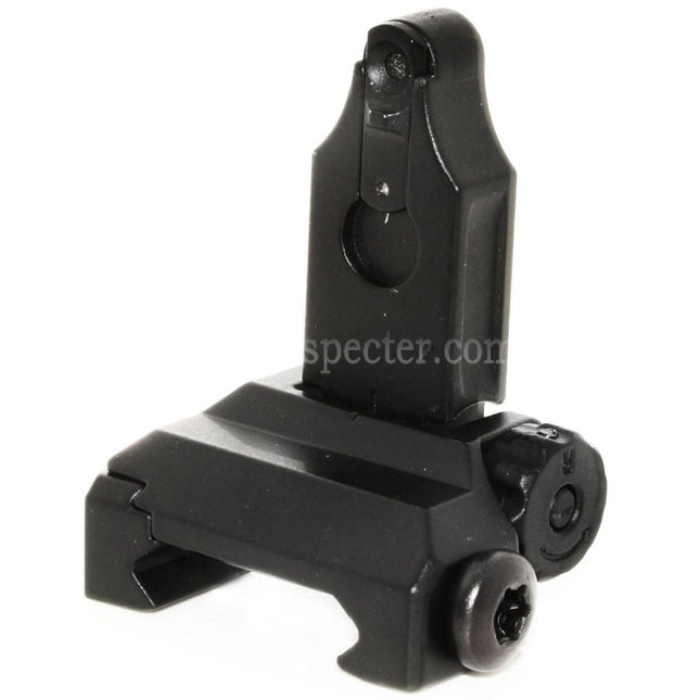 AIRSOFT SPECTER ST Style Flip Up Folding Rear Sight For 20mm Picatinny Rail Rifles